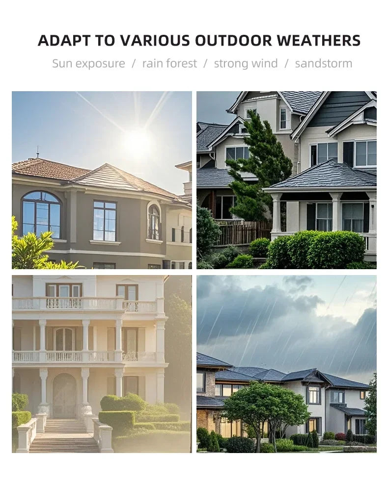 Outdoor Wireless Doorbell with Solar Cover Camera Wifi Digital Door Peepholes Waterproof Smart Home Intercom Video Eye Ring Bell