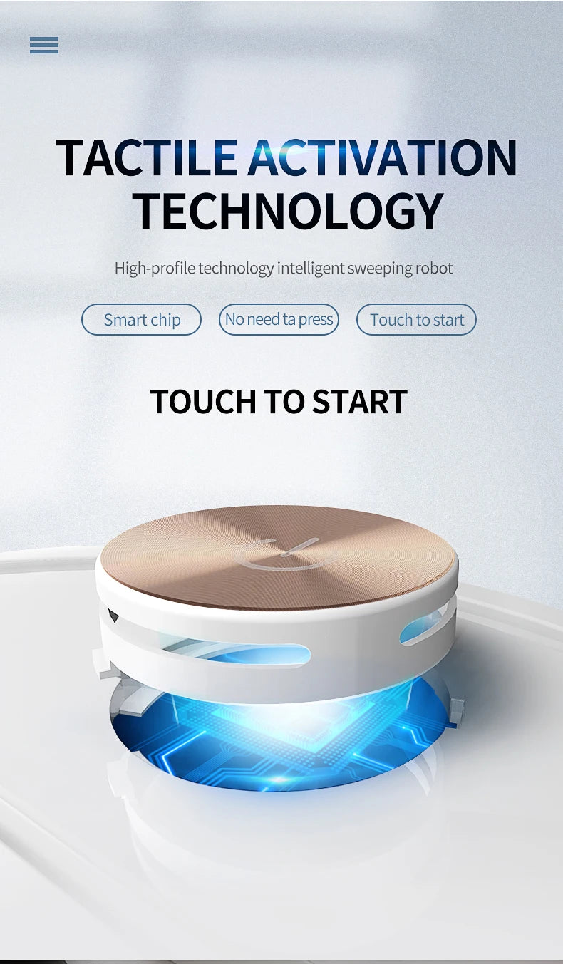 New ES06 Robot Vacuum Cleaner APP Wireless Cleaning Machine Smart Remote Control  Sweeping Floor For Home Vacuum Cleaner