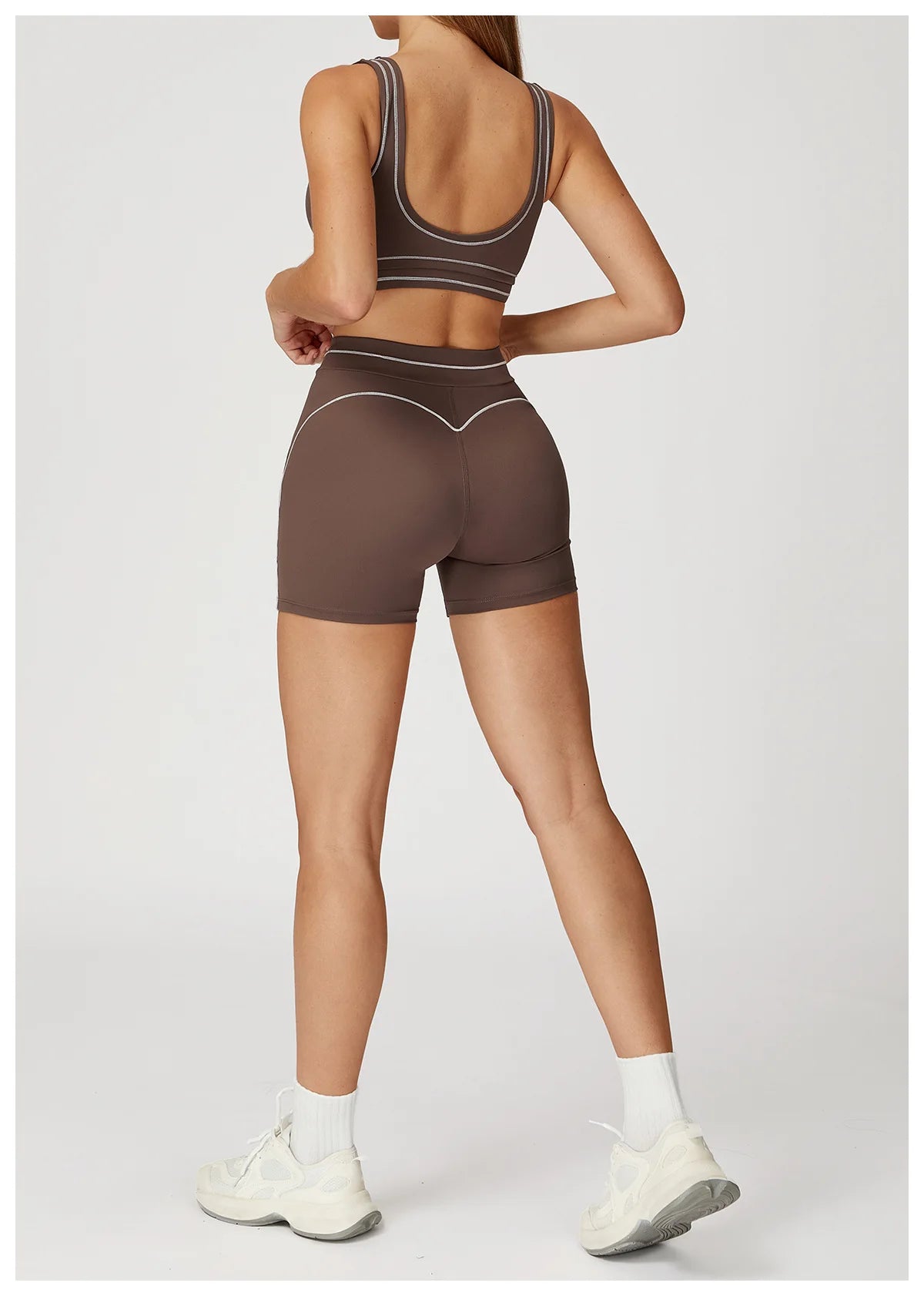 Yoga Set 2 Pieces Women Tracksuit Workout Outfits Fitness Sportswear Gym Clothes High Waist Leggings Sports Bra