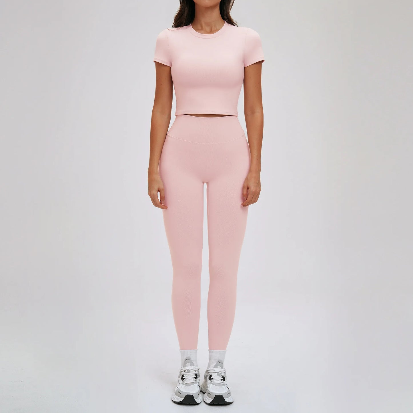 Yoga Set for Women 2026 Beauty Back Tight-Fitting Versatile Yoga Outfit Outdoor Running Sports Set Gym Wear Workout Clothes