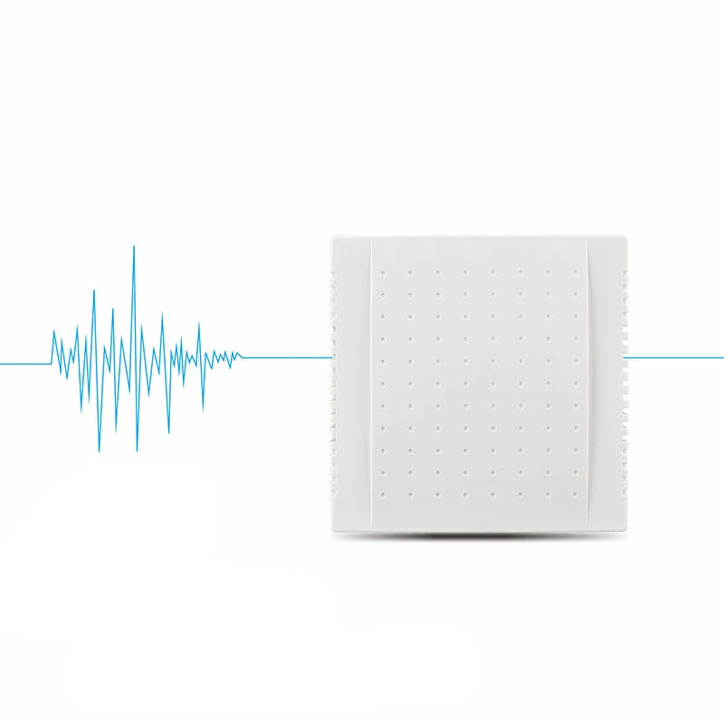 108x108x36mm 220V Wired Doorbell Din Don Hardware Doors Bells Hotel 220V Bell Panel Doorbells For Homes/Offices/Hotels New-Home