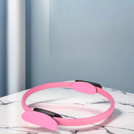 Pilates Ring Fitness Circle with Non Slip Handles Flexible Resistance Exercise Equipment for Toning Inner & Outer Thighs