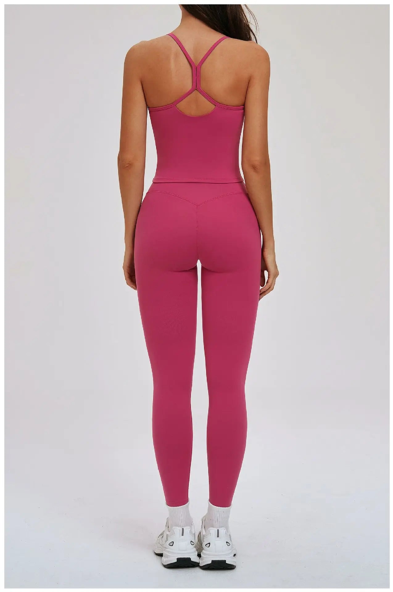 Yoga Set for Women 2026 Beauty Back Tight-Fitting Versatile Yoga Outfit Outdoor Running Sports Set Gym Wear Workout Clothes