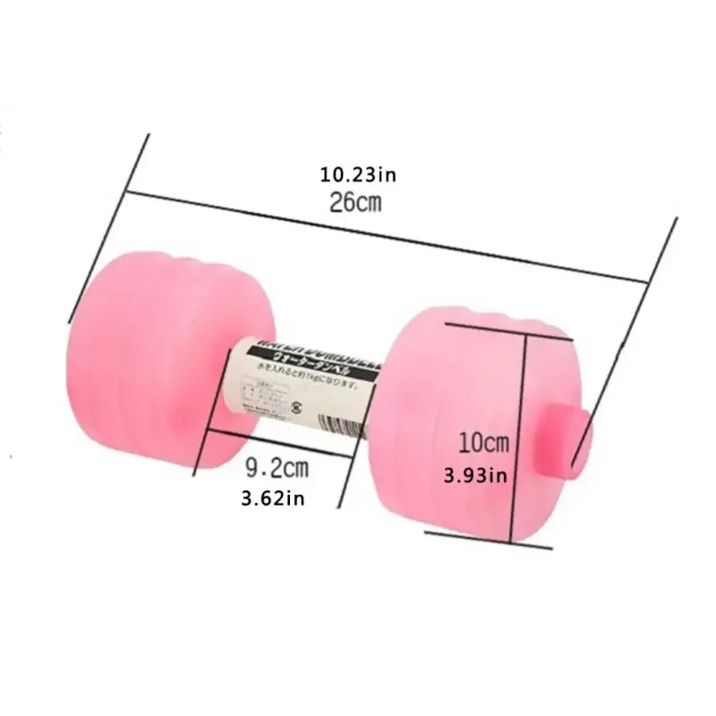 1Pcs Water-filled Dumbbells Portable Dumbbell Sports Water Bottle for Arm Strength Training Home Gym Fitness