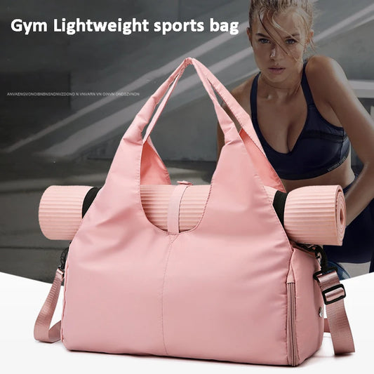Yoga Mat Bag, Women's Sports and Fitness Bag, Handbag, Luggage Bag, Wear-Resistant, Large Capacity Storage Travel Bag