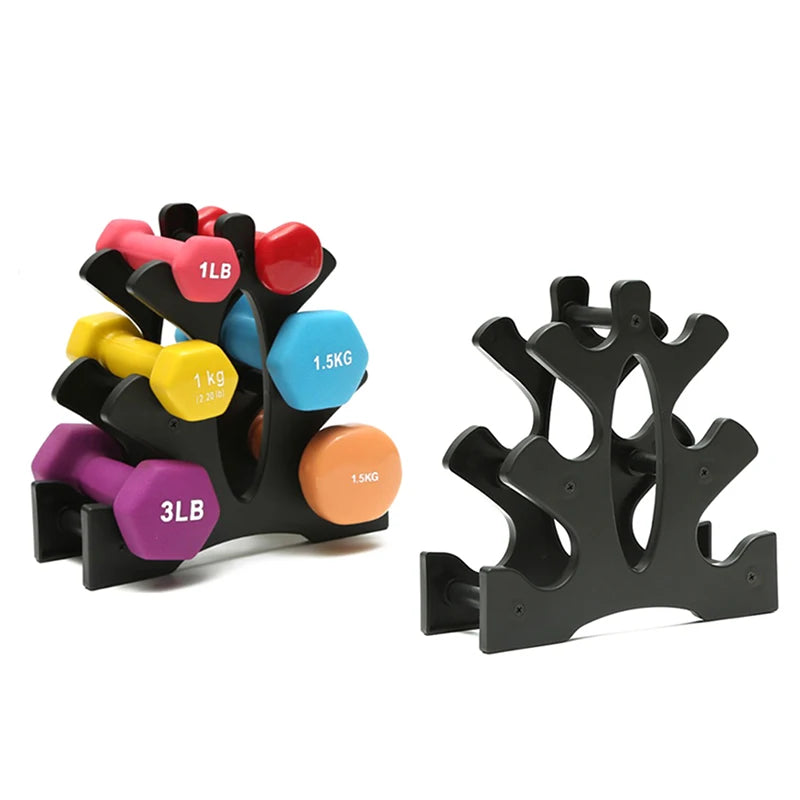 1Pcs 3-Tier Dumbbell Storage Rack Stand Multi-layer Hand-Held Dumbbell Storage Rack Home Office Gym Dumbell Weight Rack