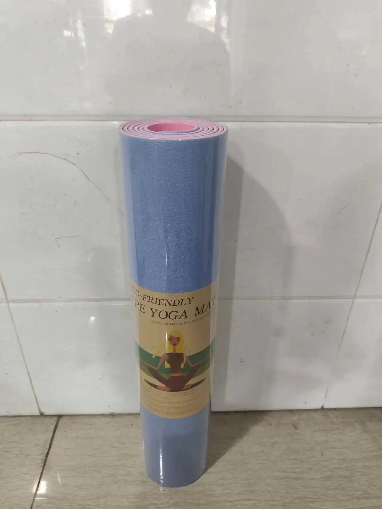 Yoga Mats Anti-slip Sport Fitness Mat Blanket Exercise Yoga Pilate Gymnastics Mat Fitness Equipment Floor Work 6MM Thick TPE