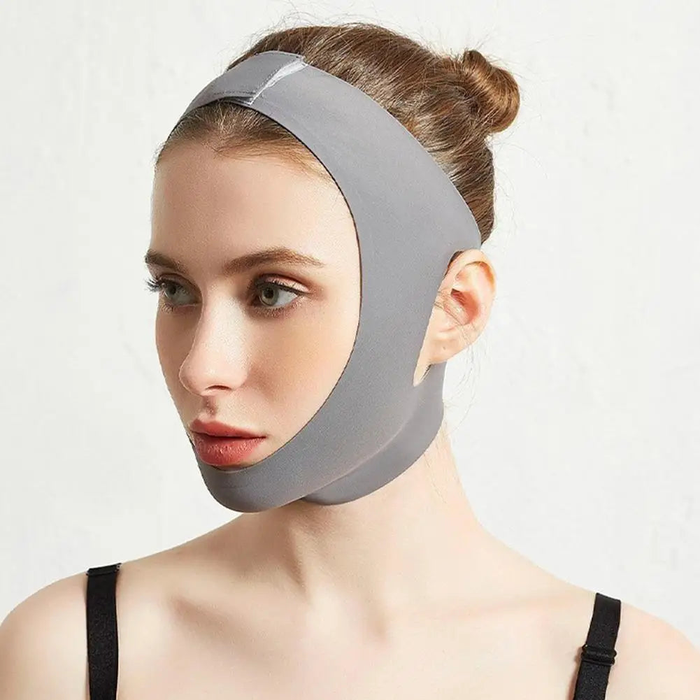 Household Face-lifting Fixed Artifact V-Face Shaping Design Soft Mask Full Package Seamless V-face Bandage Prevent Sagging Face