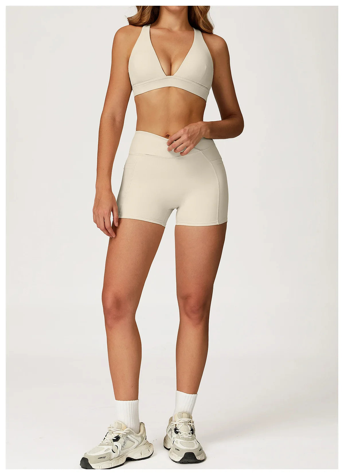 Yoga Set 2 Pieces Workout Outfits Women Clothes Fitness Sportswear Gym Tracksuit High Waist Leggings Sports Bra Athletic Wear