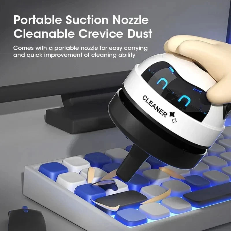 Desk Table Dust Vacuum Handheld Mini Vacuum Cleaner USB Table Sweeper Home Office Desktop Pencil Crumbs Cleaner