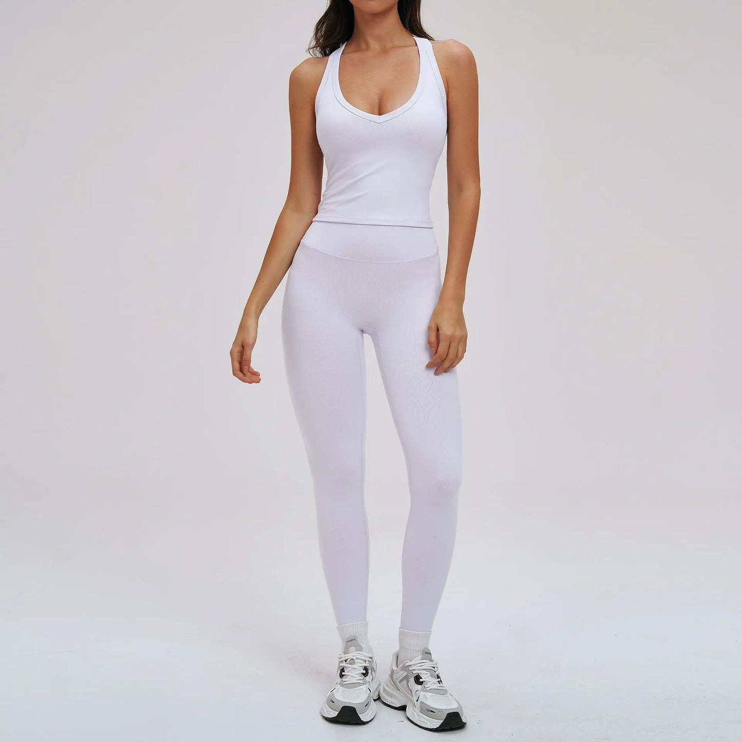 Yoga Set for Women 2026 Beauty Back Tight-Fitting Versatile Yoga Outfit Outdoor Running Sports Set Gym Wear Workout Clothes