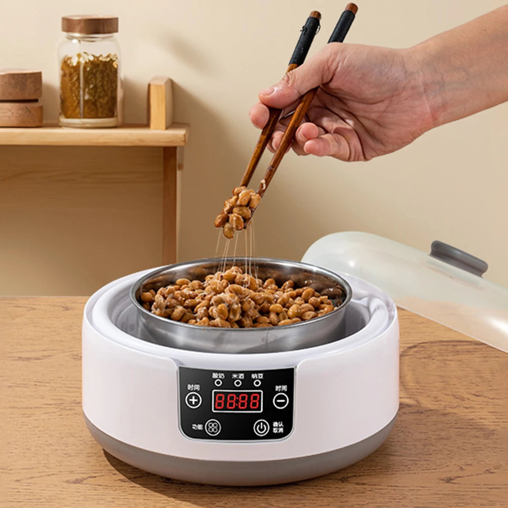 1.2L Electric Yogurt Machine Constant Temperature Multi-Function Yogurt Machine Low Noise Wine Ferment Machine for Home Kitchen