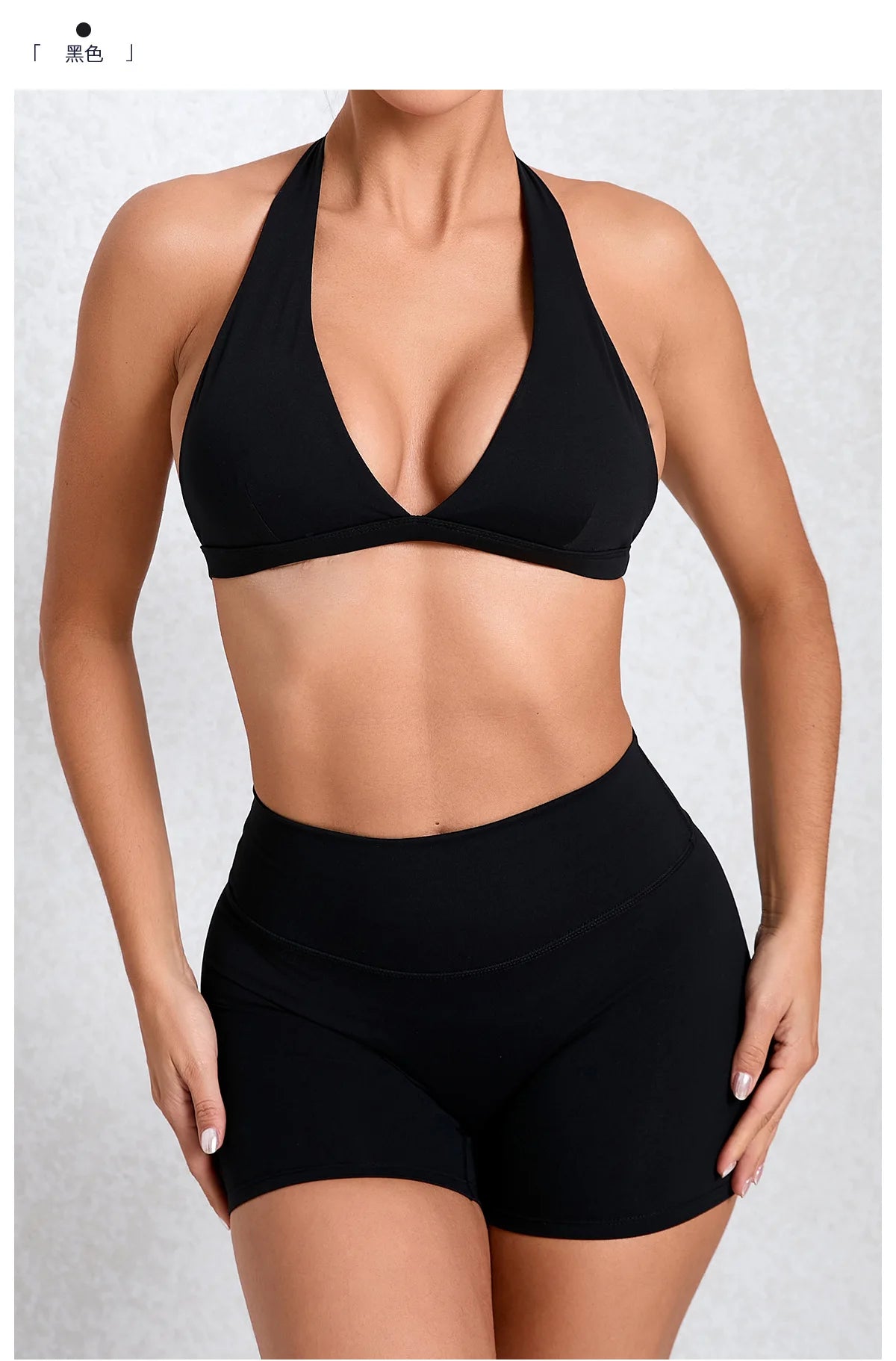 Workout Set for Women Quick Dry Yoga Outfit Seamless Sports Bra High Waist Gym Leggings with Pockets Running Fitness