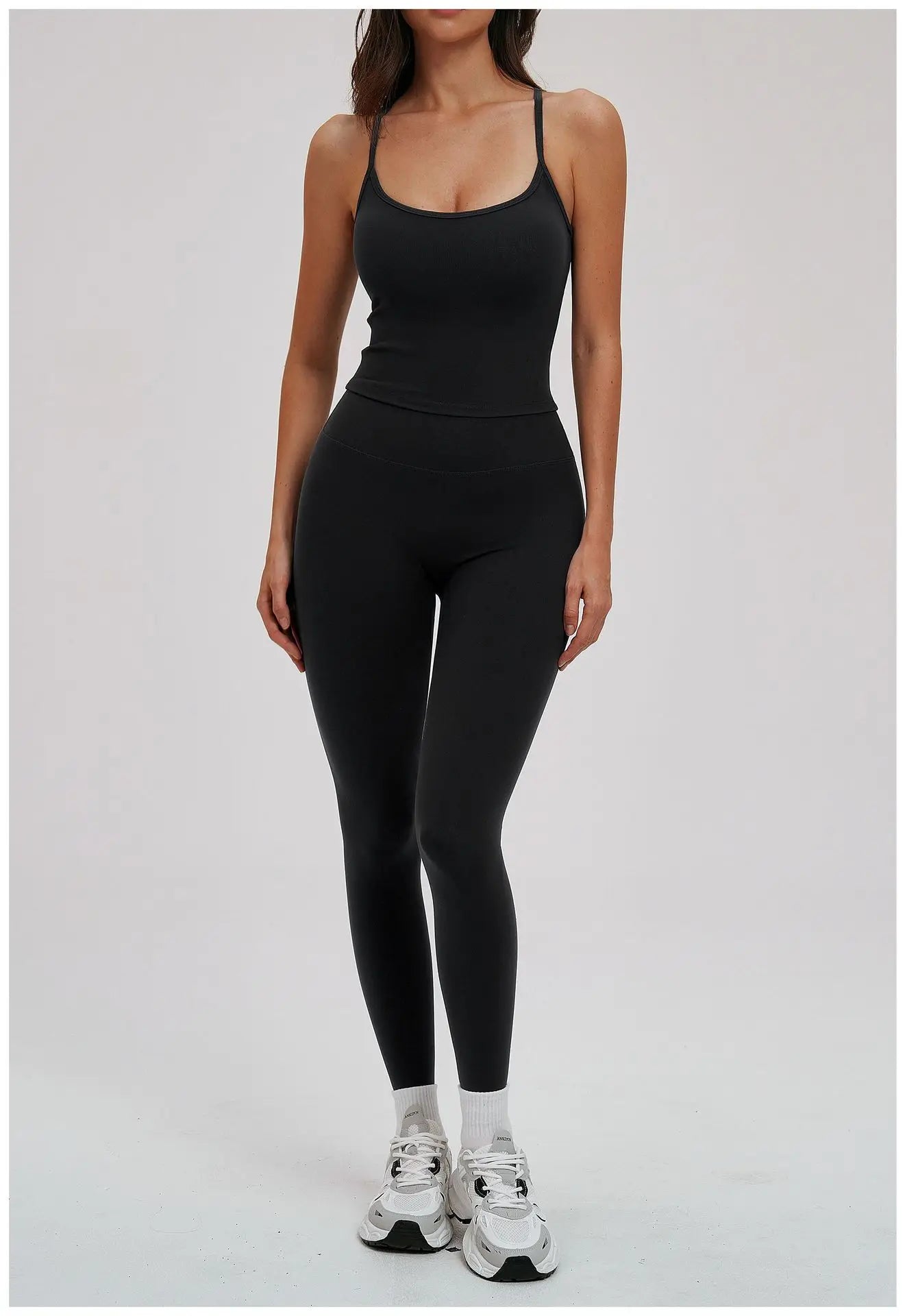 Yoga Set for Women 2026 Beauty Back Tight-Fitting Versatile Yoga Outfit Outdoor Running Sports Set Gym Wear Workout Clothes