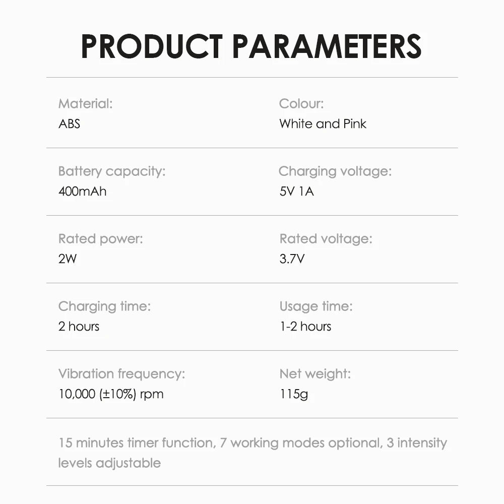 7 in 1 EMS Facial Massager Face Beauty Instrument with Induced Vibration and Hot Compress Face Skin Care Tool LED Light Therapy