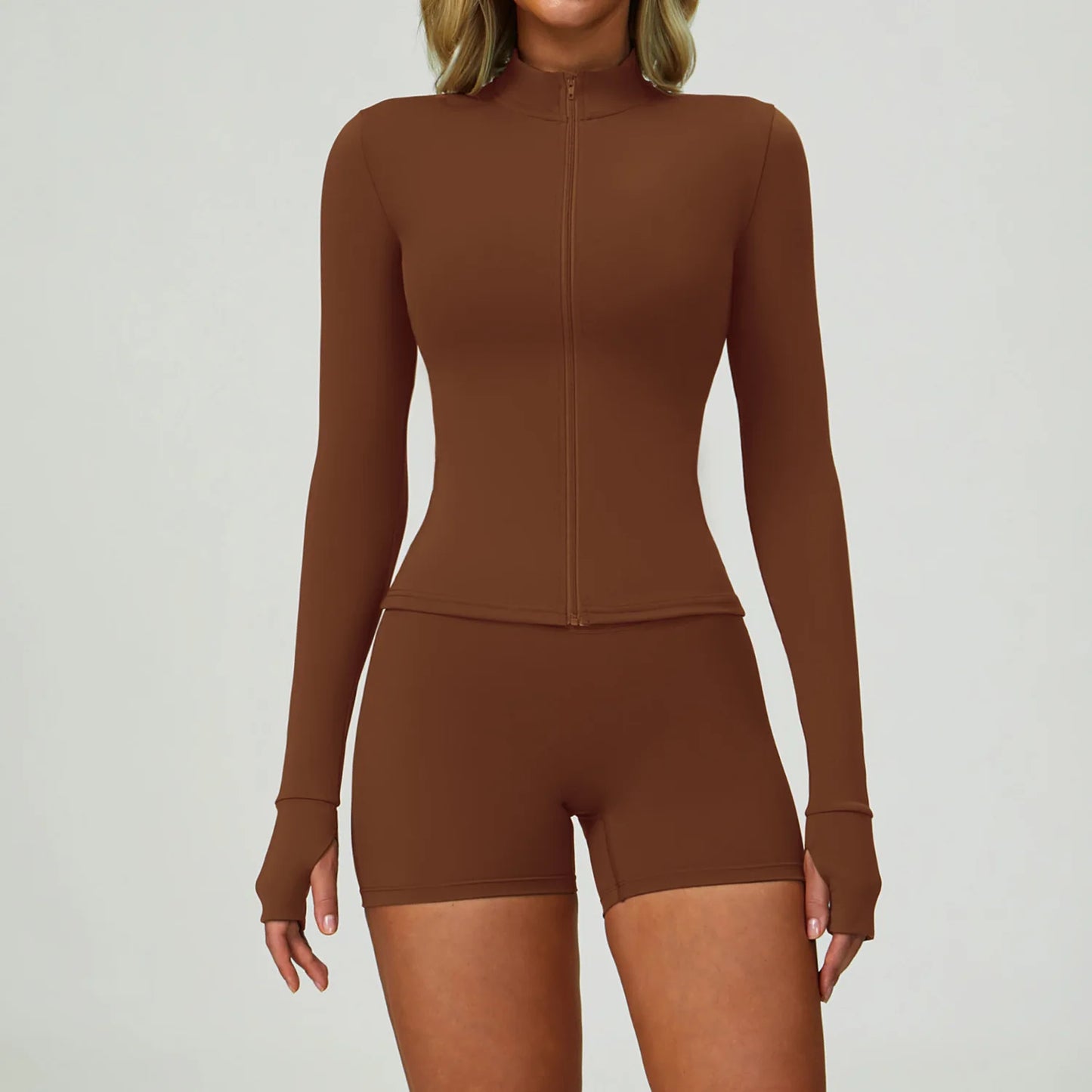 2 PCS Sportswear Women Yoga Set Gym Clothes Athletic Wear Yoga Suits Fitness Set Tracksuits Sports Bra Long Sleeve Gym Leggings