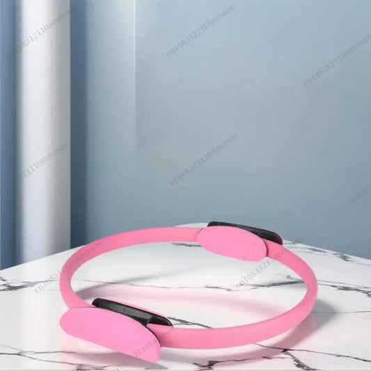 Pilates Ring Fitness Circle with Non Slip Handles Flexible Resistance Exercise Equipment Portable for Thighs Abs and Legs