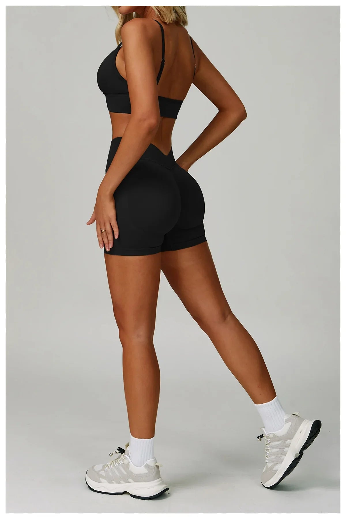 Yoga Set 2PCS Gym Clothes Women Tracksuit Workout Outfits Fitness Set Sportswear High Waist Leggings Sports Bra Athletic Wear