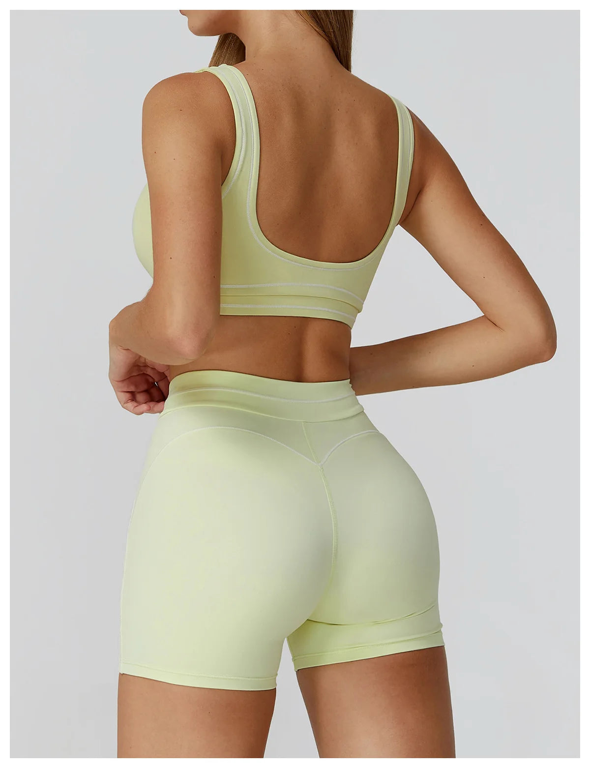 Yoga Set 2 Pieces Women Tracksuit Workout Outfits Fitness Sportswear Gym Clothes High Waist Leggings Sports Bra