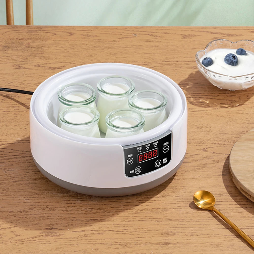1.2L Electric Yogurt Machine Constant Temperature Multi-Function Yogurt Machine Low Noise Wine Ferment Machine for Home Kitchen