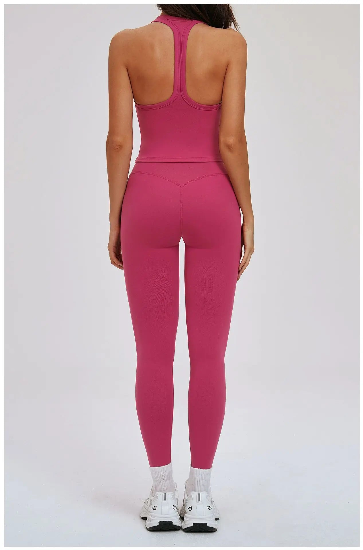 Yoga Set for Women 2026 Beauty Back Tight-Fitting Versatile Yoga Outfit Outdoor Running Sports Set Gym Wear Workout Clothes