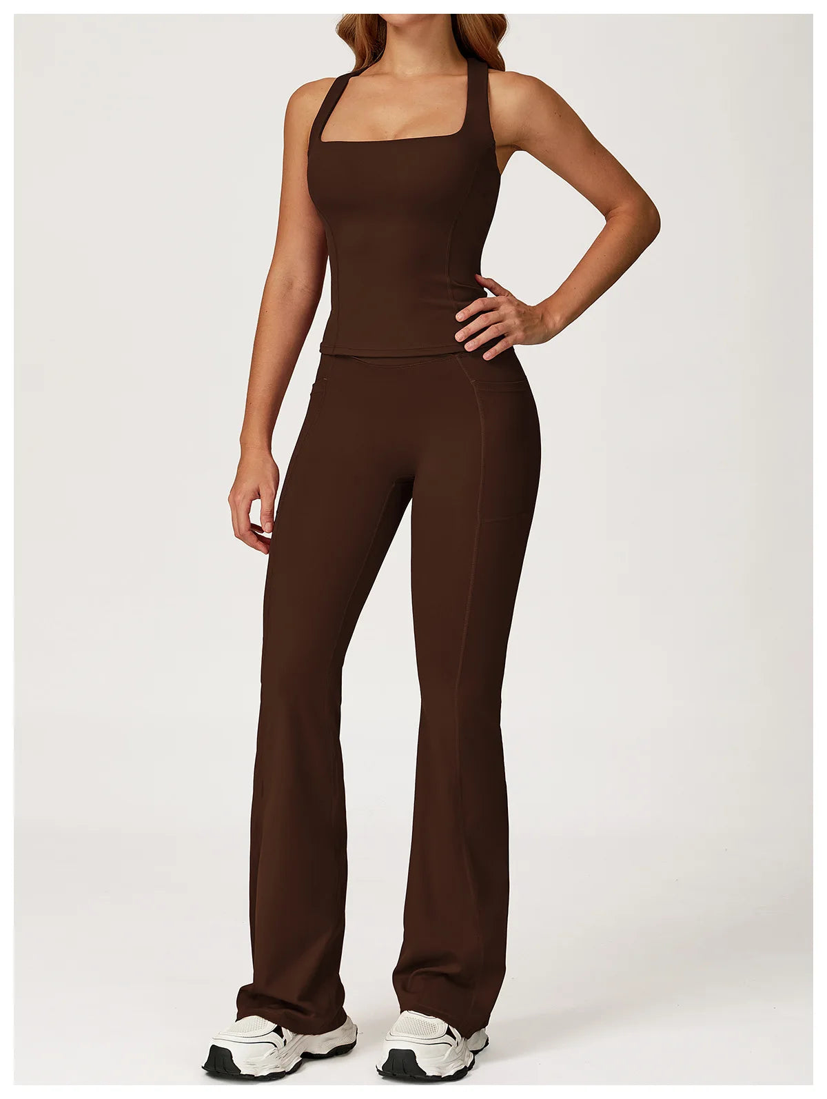 2PCS Yoga Set Gym Clothes Workout Sportswear Yoga Suits Women Tracksuits Fitness Outfits Sports Bra Gym Leggings Athletic Wear